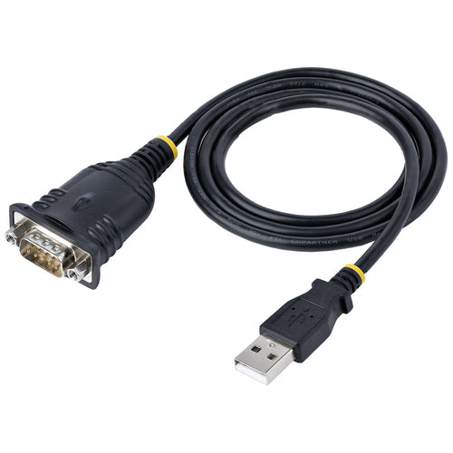 StarTech.com 3ft (1m) USB to Serial Cable, DB9 Male RS232 to USB Converter, Prolific IC, USB to Serial Adapter for PLC/Printer/Scanner/Switch, USB to COM Port Adapter, Windows/Mac StarTech.com 3ft (1m) USB to Serial Cable, DB9 Male RS232 to USB Converter, Prolific IC, USB to Serial Adapter for PLC/Printer/Scanner/Switch, USB to COM Port Adapter, Windows/Mac